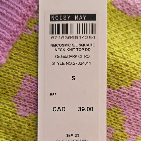 BNWT noisy may flower knit cardigan and crop top set - Picture 5 of 7